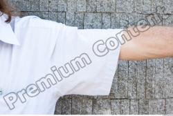 Arm Man White Casual Shirt Average